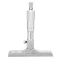 Depth micrometer set high precision round head measuring tool depth gauge with 5 connecting rods for process industrial. 