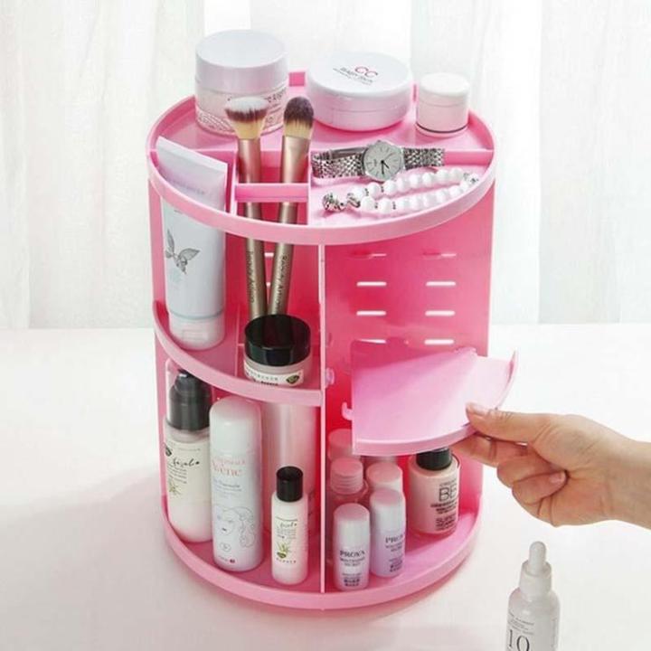 360%20Rotating%20Makeup%20Organizer,%20DIY%20Adjustable%20Makeup%20Carousel%20Spinning%20Holder%20Storage%20Rack,%20Large%20Capacity%20Make%20up%20Caddy%20Shelf%20Cosmetics%20Organizer%20Box,%20Great%20for%20Countertop%20-%20Image%204