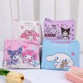 Sanrio Kuromi Kawaii Mini Portable Zipper Pouch Cartoon Anime PU My Melody Cute Wallet Bag Earphone Purses. 