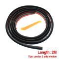 Car Side Window Seal Strip Trim Tool Noise Insulation Auto Door Glass Lift Sealing Strips Edge Rubber Filler V Type Weatherstrip. 