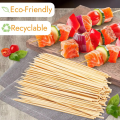 Bamboo Sticks Natural Wood Long Skewer Food Grade Disposable Party Barbecue Fruit BBQ Tools Catering Grill Camping. 