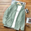 New 2024 Summer Men's Sun Protection Clothing Simple Fashion Loose Hooded Ultra-Thin Strapless Men's Coat Comfortable. 