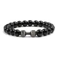 Classic Natural Stone Beaded Bracelet gym Fitness Dumbbell Energy Men Bracelets Bangles Barbell Wristband Women Jewelry Pulseira. 