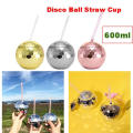Disco Ball Drinking Balls Cups Cocktail Party Novelty Fun With Straw Round Party. 