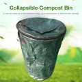 Collapsible Compost Bin,Yard Waste Bag, Reusable Heavy Duty Garden Leaf Waste Bag Yard Compost Bin Composting Fruit. 