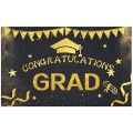 Graduation Party Backdrop Banner Extra Large 71x43.3 Inch. 