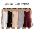 MODERNA Full Slip Soft Cotton Blend Chemise Under-Gown for Women. 