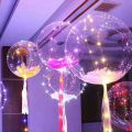 Led Balloon Transparent Helium Clear Luminous Balloons /Kids LED Light Balloon/For Wedding Birthday Party Decorations /Valentines Day Christmas Wedding Led Balloon. 