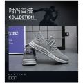 Handsome Flat Hollowed Summer Men's Shoes 2024 Travel Shoes Mesh Shoes Running Flying Woven Breathable Versatile Casual Shoes. 