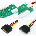 Board For Mining Expanded Ded With Manual Switch Pc Desk Atx 24-Pin Dual Psu Power Synchronous Start Extender Cable. 