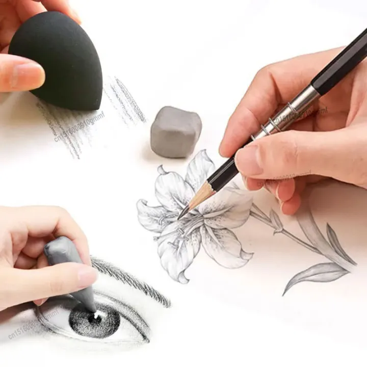 %E3%80%90Exclusive%20Discount%E3%80%9111Pcs%20Art%20Sketch%20Drawing%20Set%20Charcoal%20Graphite%20Pencil%20Soft%20Medium%20Hard%20Bar%20Sticks%20Kneaded%20Eraser%20Sponge%20Wiper%20Tool%20For%20Artist%20-%20Image%204