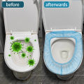 1/5Pcs Disposable Toilet Cushion Travel Portable Toilet Sticker Cushion Paper Non-Woven Waterproof Universal Toilet Cover. 