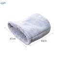 Cat Sleeping Bag Snooze Cat Half Covered Cave for Dog Puppy Pomeranian gray. 