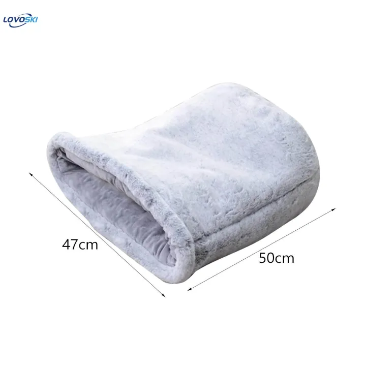 Cat%20Sleeping%20Bag%20Snooze%20Cat%20Half%20Covered%20Cave%20for%20Dog%20Puppy%20Pomeranian%20gray%20-%20Image%209