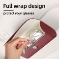 Car Sunglasses Storage Box Sun Visor Eyeglasses Case For Dacia Duster Logan Sandero Lodgy Dokker Stepway Mcv 2 Solenza Largus. 