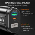 USLION 65W GaN USB Type C Charger PD3.0 Ausralian AU Plug USB Charger Cell Phone For iPhone 14 12 13 Pro Max Laptop PD Charger. 