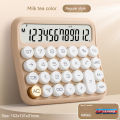 Flexible Keyboard Calculator Office 12 Ins Goddess Mechanical Computer Cute Voice High Beauty. 