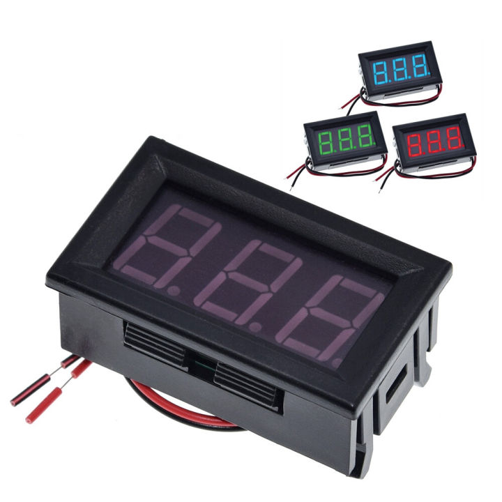 two wire digital voltmeter LED digital display | Daraz.lk