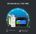 PGST PG-107 4.3 Inch Full Touch Screen  4G Wireless Home Alarm System WiFi Security System with ,Compatible with Alexa and Google. 