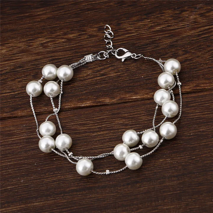 Fashion%20Multilayer%20Pearl%20Necklace%20Earrings%20Bracelet%20Jewelry%20Set%20Wedding%20Bridal%20-%20Image%209