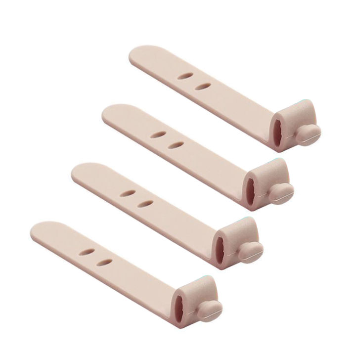 4Pcs%20Silicone%20Earphone%20Cable%20Winder%20Desktop%20Data%20Line%20Wire%20Cord%20Holder%20Organizer%20-%20Image%205