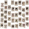 80PCS Anime One Piece Wanted Posters Stickers DIY Fridge Phone Suitcase Laptop Notebook Car Wall Cool Sticker Kids Toy. 
