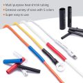 2:1 Heat Shrink Tube Set,Polyolefin,Insulated Heat Shrinkable Sleeve for Wire Connection and Data Line Protection With Heater. 