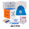GAN 11 M Pro, 3x3 Magnetic Speed Rubik Cube, Magic Puzzle Cube Toy Stickerless Cube Frosted and UV Coated. 