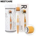 Professional Derma Roller Growth & Hair Regrowth Micro Needles Derma Roller Anti-Aging Skin Care Beauty Tool,Gold  Derma Roller REAL NEEDLES  Microneedles Dermaroller Micro Needle Roller Microneedling Derma Needling Kit. 