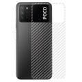 Carbon Fiber Sticker Xiaomi Redmi Poco Series Poco X3 NFC / Poco M3. 