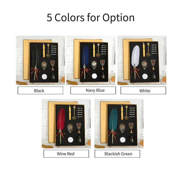 Vintage%20Feather%20Pen%20and%20Ink%20Set%20Glittering%20Quill%20Pen%20Fountain%20Pen%20Calligraphy%20Dip%20Pen%20Writing%20Signature%20Pen%20With%20Replacement%20Nibs%20Pen%20Holder%20Luxury%20Birthday%20Gift%20for%20Children%20Student%20Friends%20-%20Image%208