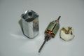 MABUCHI SZ-286XB-1880 Compensating Carbon Brush Motor 5V-12V 18mm Square 6-Pole Rotor 20mm Long Shaft. 