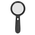 LED Magnifier, Ergonomic Round LED Magnifying Glass with Light for School. 
