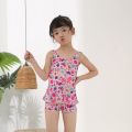 New Children Cute Baby Swimwear Dress Princess Child Middle and Big Children Girl Student Hot Spring Swimsuit. 