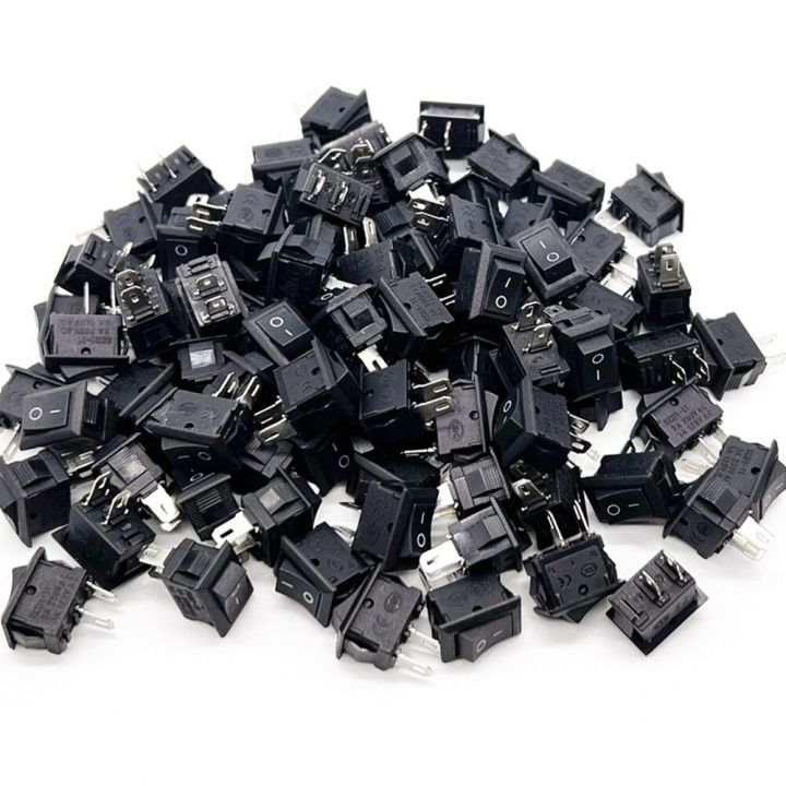 50 PCS Switch ON-OFF 15*21mm 2pin Ship Type Switch 6A 250V 10A 125V ...