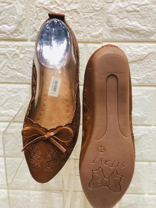Ladies%20FLAT%20SHOES%20Office%20Court%20Shoe%20Matte%20BALLET%20FLAT%20SHOES%20-%20Image%204