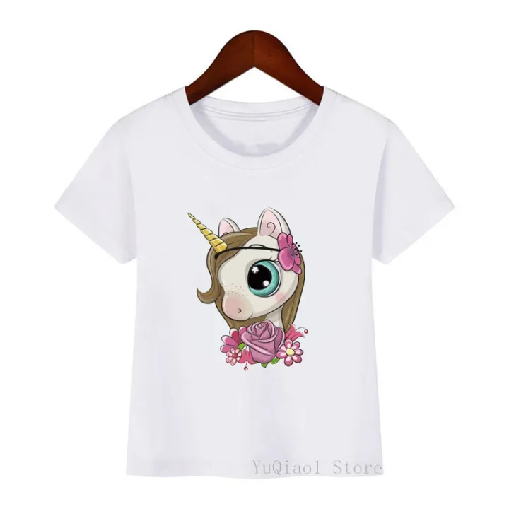 Cute%20cartoon%20panda/unicorn%20print%20kids%20clothes%20lovely%20boy%20girl%20T-shirt%20top%20summer%20white%20camisetas%20Child%20T%20shirt%20tee%20casual%20tshirt%20-%20Image%202