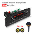 Mp3 Decoder Board 10w Amplifier Wireless Bluetooth 5.0 Mp3 Player 5v Car Fm Module Usb Tf For Music Subwoofer Speakers. 