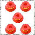 Industrial Flat Vacuum Suction Cup F Series Single-Layer Silicone Robotic Arm Accessory with Ribs,Pack of 5 Pcs F20. 
