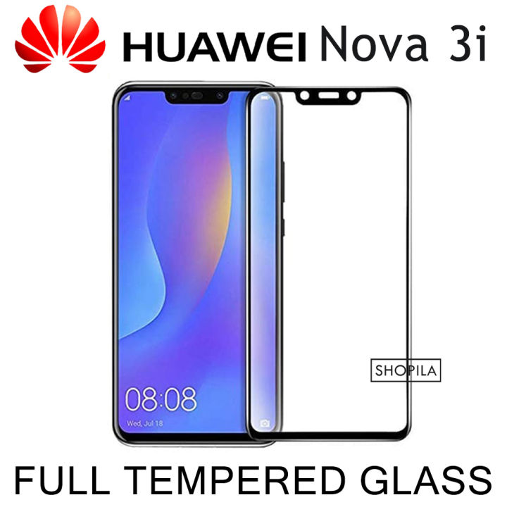 Shopila High Quality Nova 3i Screen Protector Full Glue 9D Tempered Glass Full Cover Protection Screen Guard for Huawei Nova 3i Glass