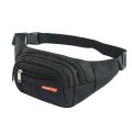 6 Colors New Uni Waist Pack Men Women/Men Fanny Pack Bum Bag Travelling Phone Money Pouch Banana Bags Outdoor Belt Bags Spor black 2. 