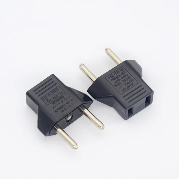 2021 New In Stock 2 Pin to 2 Pin China / US to EU Travel AC Power Socket Plug Adapter Converter