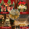 Auoyo 1/4/10M Ribbon Fairy Light Christmas Decoration Light Christmas T r e e Ornaments String Lights LED Ribbon Lights Christmas T r e e String Lights for Party Decoration Indoor Outdoor Hanging Items. 