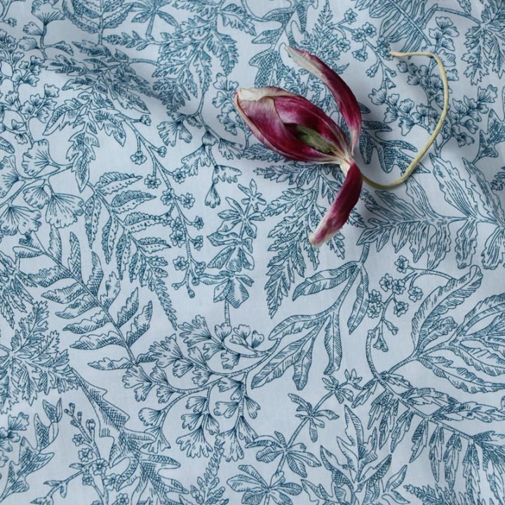 Capel New Floral 100% Cotton 80s Like Liberty Fabric Digital Printing For Sewing Cloth Dresses Skirt Kids Designer Tela Tissus