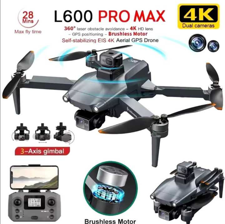 2025%20New%20L600%20PRO%20MAX%20GPS%20Drone%205KM%204K%20Professional%20HD%20Dual%20Camera%203-Axis%20Gimbal%20360%20Obstacle%20Avoidance%20Brushless%20Quadcopter%20Drone%20-%20Image%202