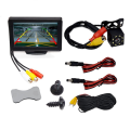 Rear View Camera Wide Degree 4.3inch TFT LCD Display or Monitor Waterproof Night Vision Reversing Backup, Monitor. 