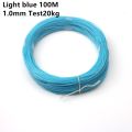 Rompin 100M Nylon Fishing Line 0.8 1.0Mm Crystal Strong Sea Boat Cast Rope Fast Sinking Monofilament Fly. 