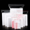 100PCS Plastic PE Transparent Self-sealing Bag Thickened Sealed Bag Thickness 0.05MM 8Size Home Packaging Accessories. 