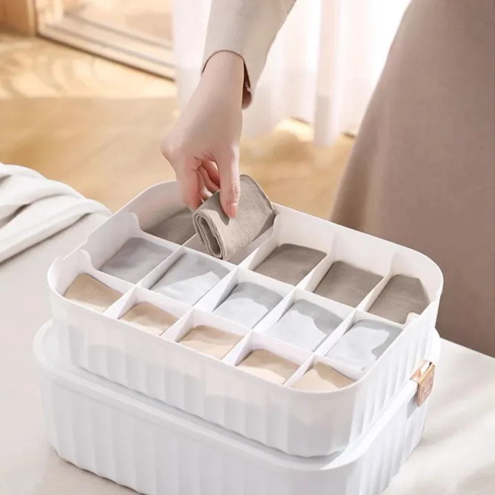 NITORI%2015%20Grids%20Underwear%20Storage%20Box%20Underwear/Underwear/Bra/Socks%20Stackable%20Storage%20Box%20-%20Image%209