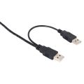 BRADOO 2X Dual USB 2.0 Male to Standard B Male Y Cable 80cm for Printer & Scanner & External Hard Disk Drive. 